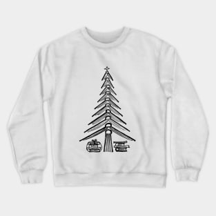 Book Christmas tree Crewneck Sweatshirt